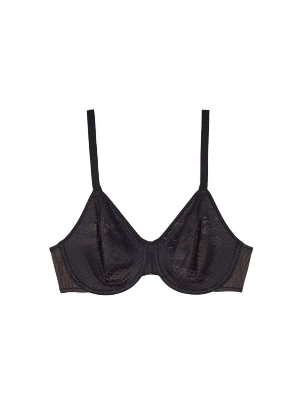 Wacoal Visual Effects Minimizer Bra Black 36C Style 857210
